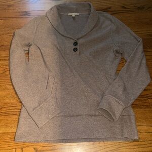 Banana Republic Brown Shawl Collar Sweater